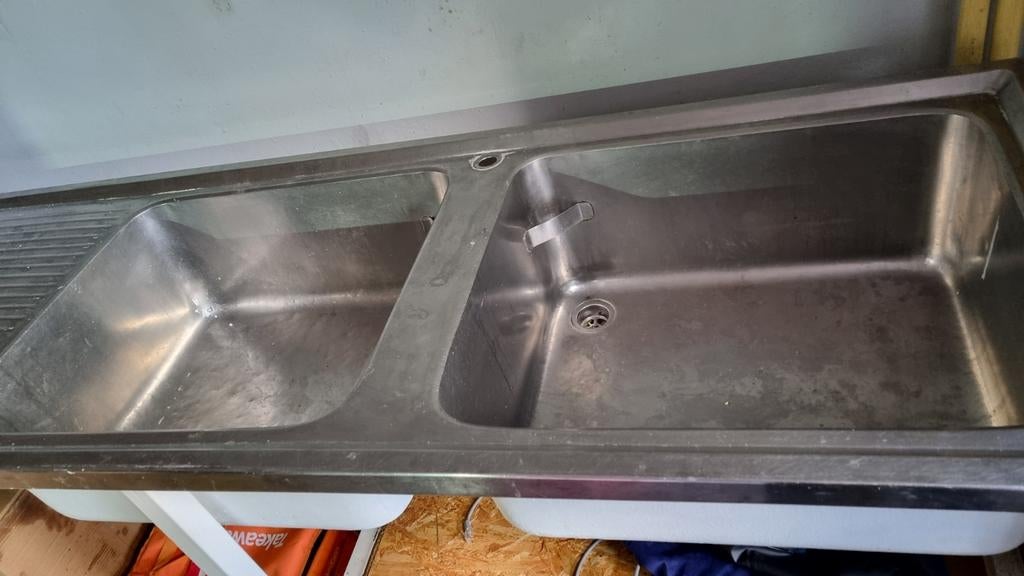 Grand evier de plonge inox, Articles professionnels, Enlèvement ou Envoi