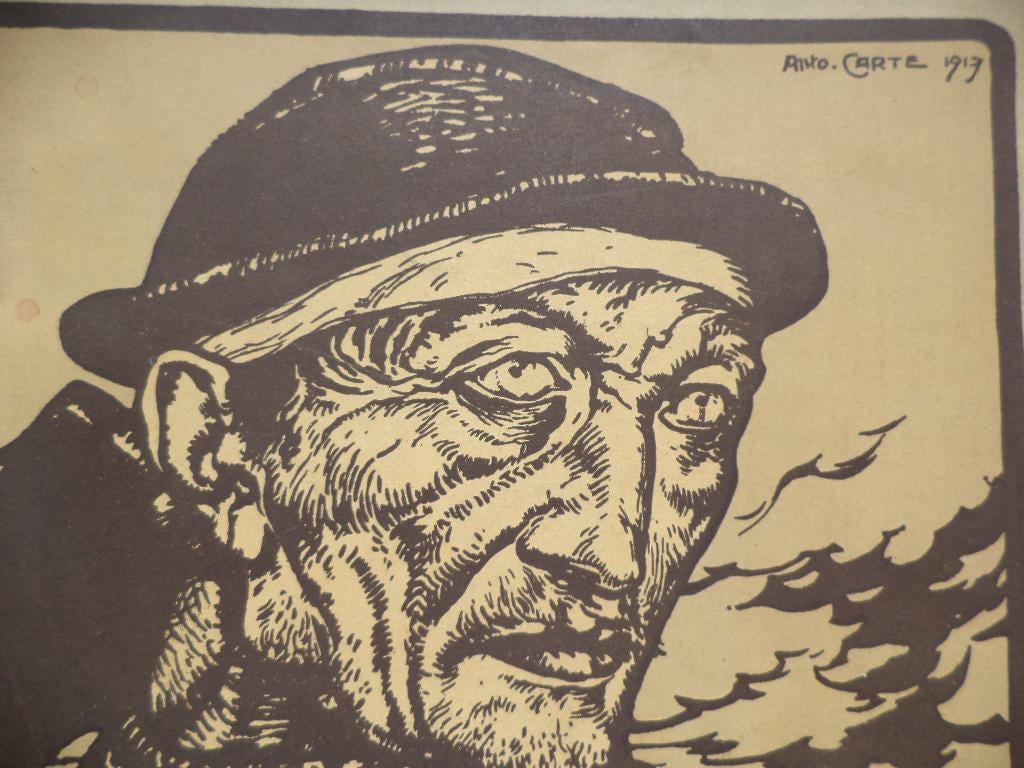 'Le Borinage' Marius Renard illustration du cover Anto Carte, Enlèvement ou Envoi