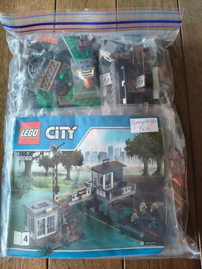 Lego City 60069 Le poste de police des marais, Enlèvement ou Envoi, Utilisé, Lego