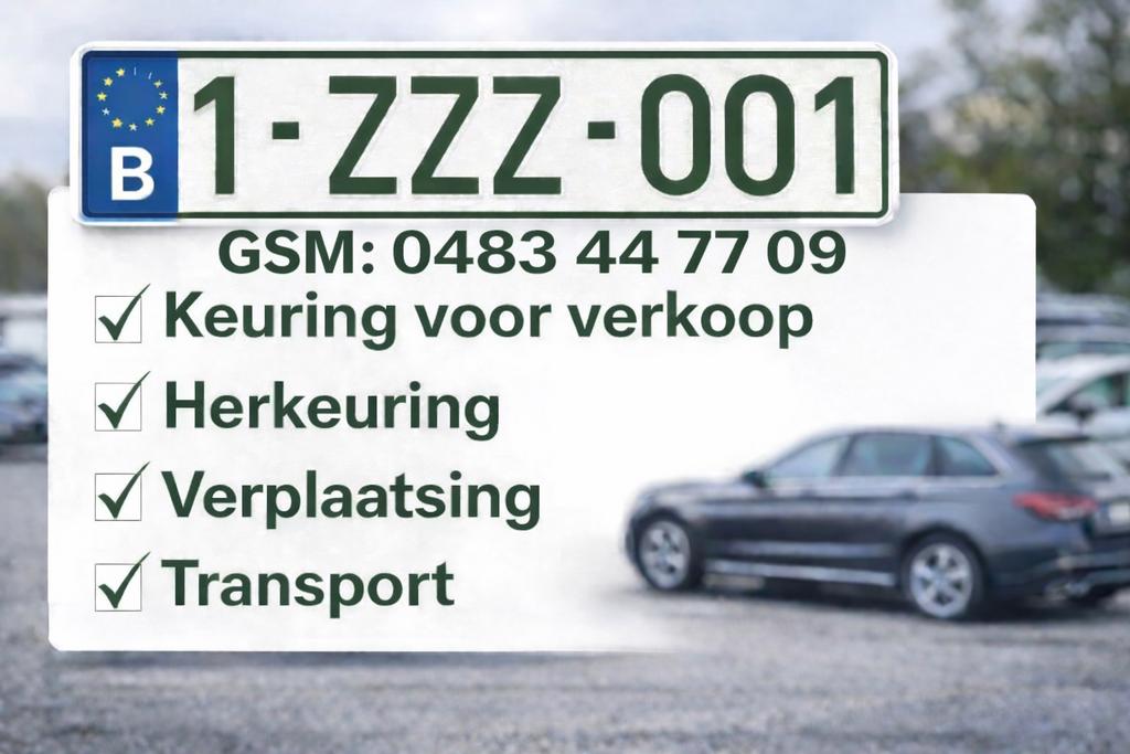 Z platen Keuring auto, Diensten en Vakmensen, Auto en Motor | Monteurs en Garages, Apk-keuring, Onderhoudsbeurt, Overige werkzaamheden