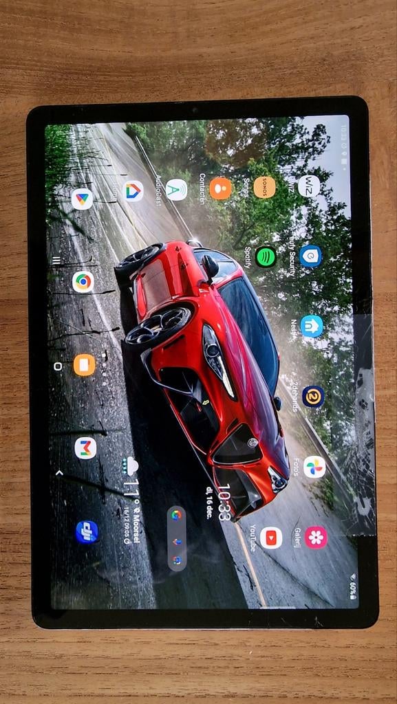 Samsung tab S5e met gebarsten scherm(valt niet op) oled., Ophalen of Verzenden