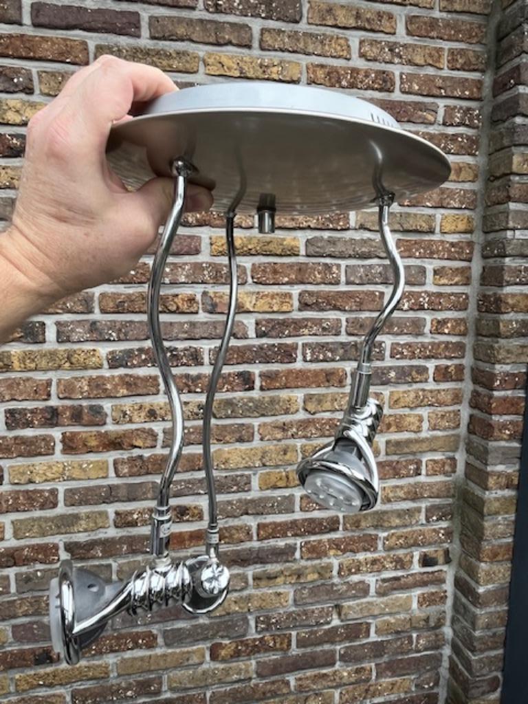 Plafondverlichting met 3 LED spots., Ophalen, Zo goed als nieuw, Metaal, Modern