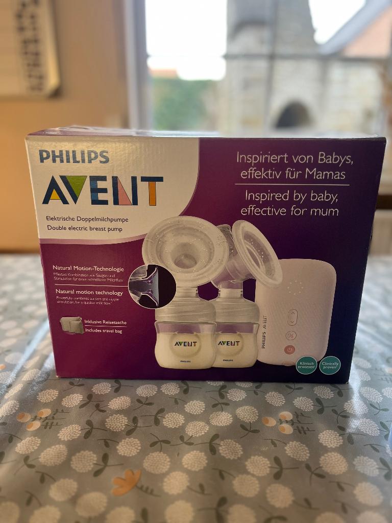 Elektrische borstkolf dubbel Avent, Ophalen, Gebruikt, Borstkolf