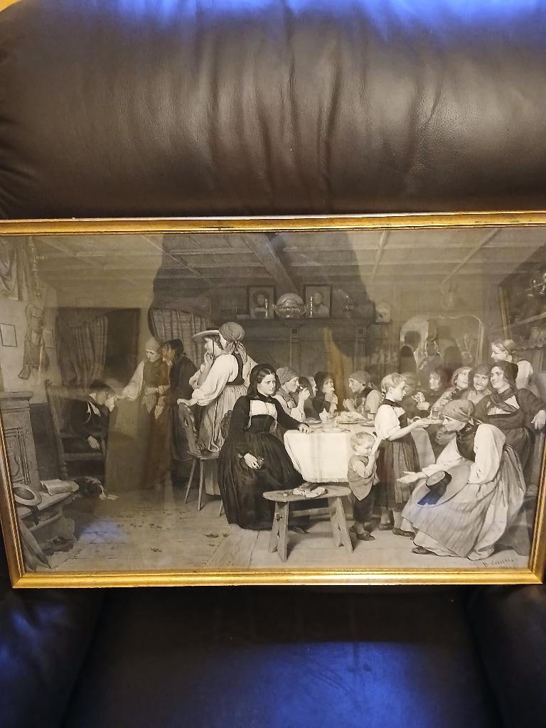 Eau forte de B Vautier, Enlèvement