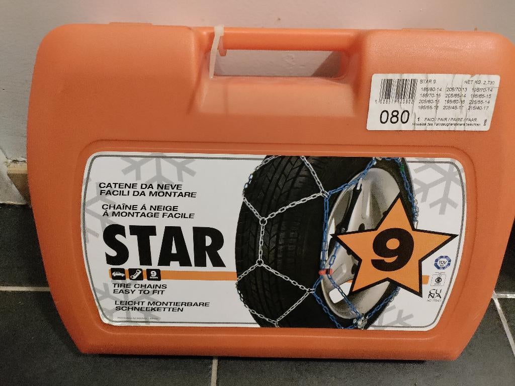 Chaînes à neige Star NEUVES, Enlèvement, Neuf