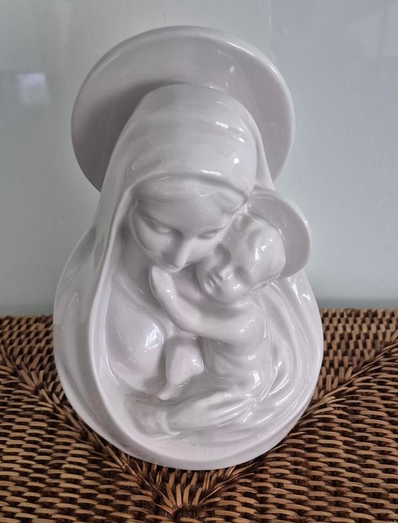 Marie avec bébé Jésus/usine belge Teco, années 1930, Antiquités & Art, Enlèvement