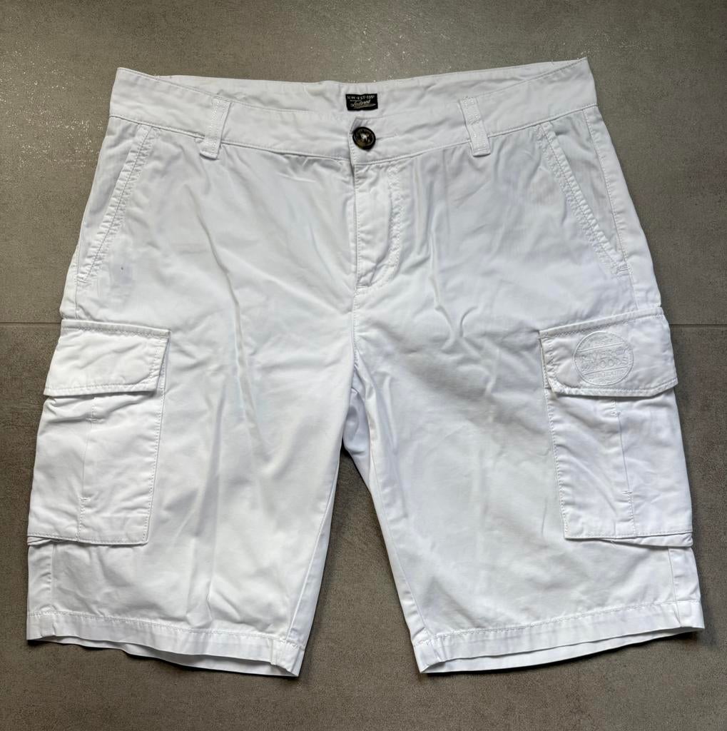 Short River Woods - homme - blanc - taille 40, Vêtements | Hommes, Pantalons, Porté, Autres tailles, Blanc, Enlèvement ou Envoi