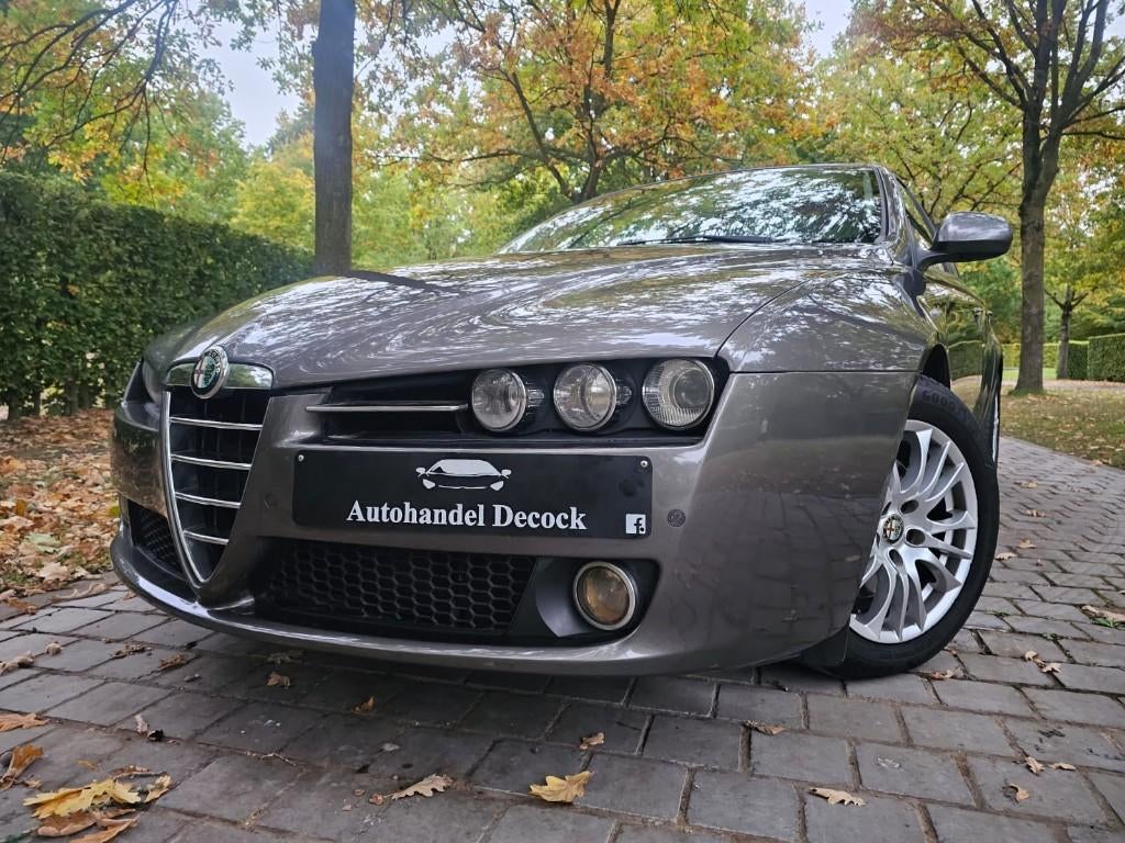 Alfa romeo 159 JTDM 1.9 DIESEL |handgeschakeld | leder, Auto's, Zwart, Leder, Bedrijf, Euro 4