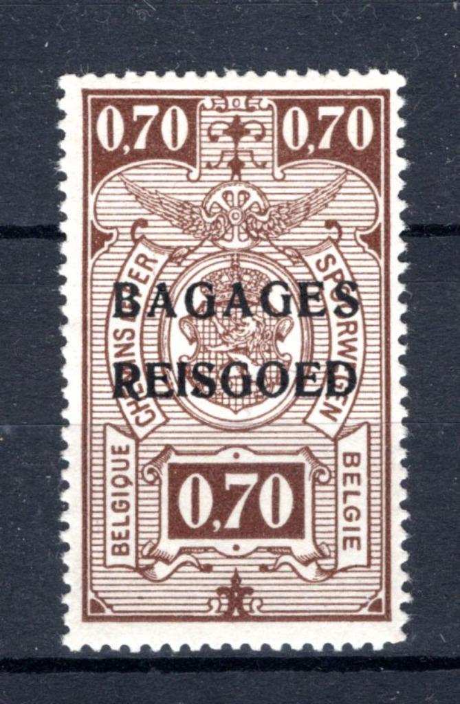 BA7 MNH** 1935 - Spoorwegzegels met opdruk "BAGAGES - REISGO, Verzenden