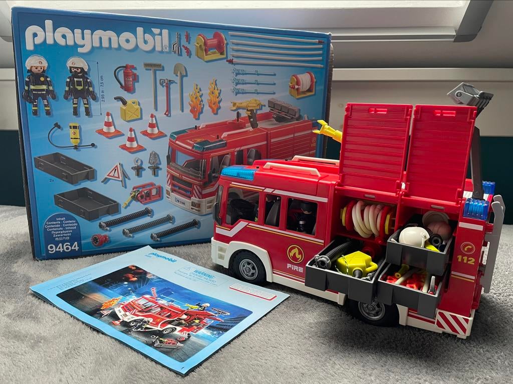 Playmobil City Action camion d’intervention des pompiers, Enlèvement, Comme neuf