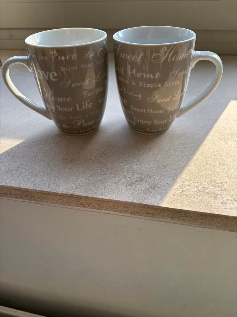 Romantisch landelijke mokken, Ophalen of Verzenden, Nieuw