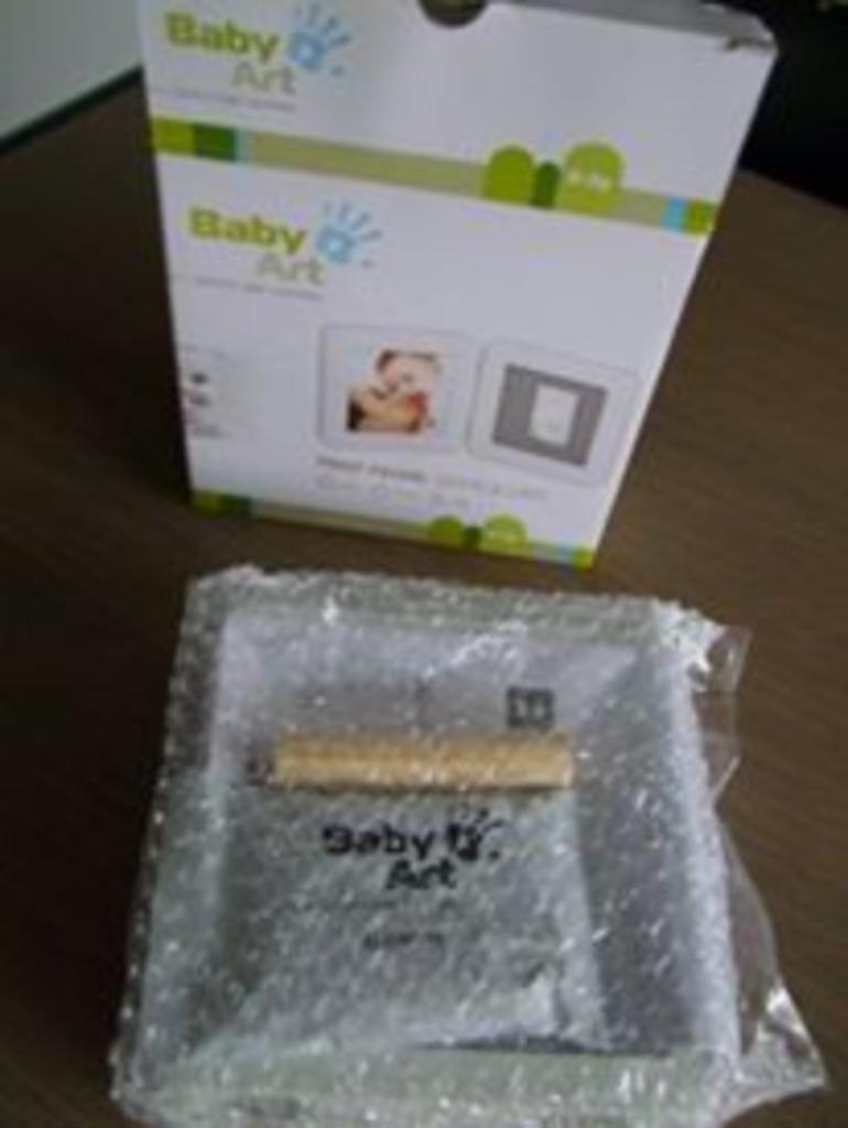 Baby Art Fotokader wit/grijs (nieuw), Ophalen of Verzenden, Nieuw, Kraamcadeau