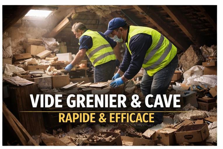 Vide maison, grenier, cave, garage, jardin, encombrants,.., Enlèvement