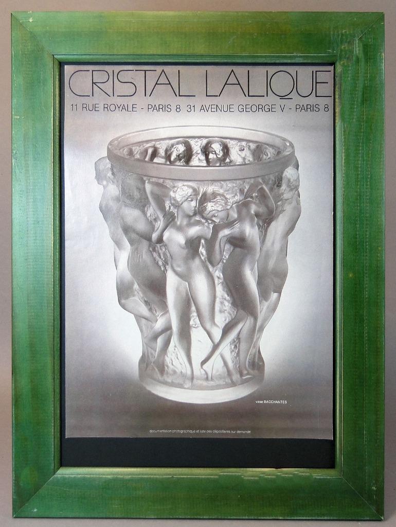 Affiche Art Deco vaas Lalique, Antiek en Kunst, Ophalen of Verzenden