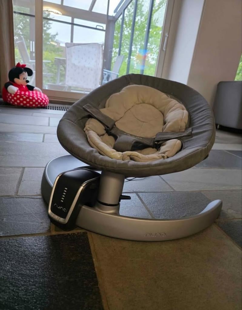 Nuna Leaf electrische wipstoel (+motor), Enfants & Bébés, Relax bébé, Enlèvement ou Envoi, Chaise rebondissante