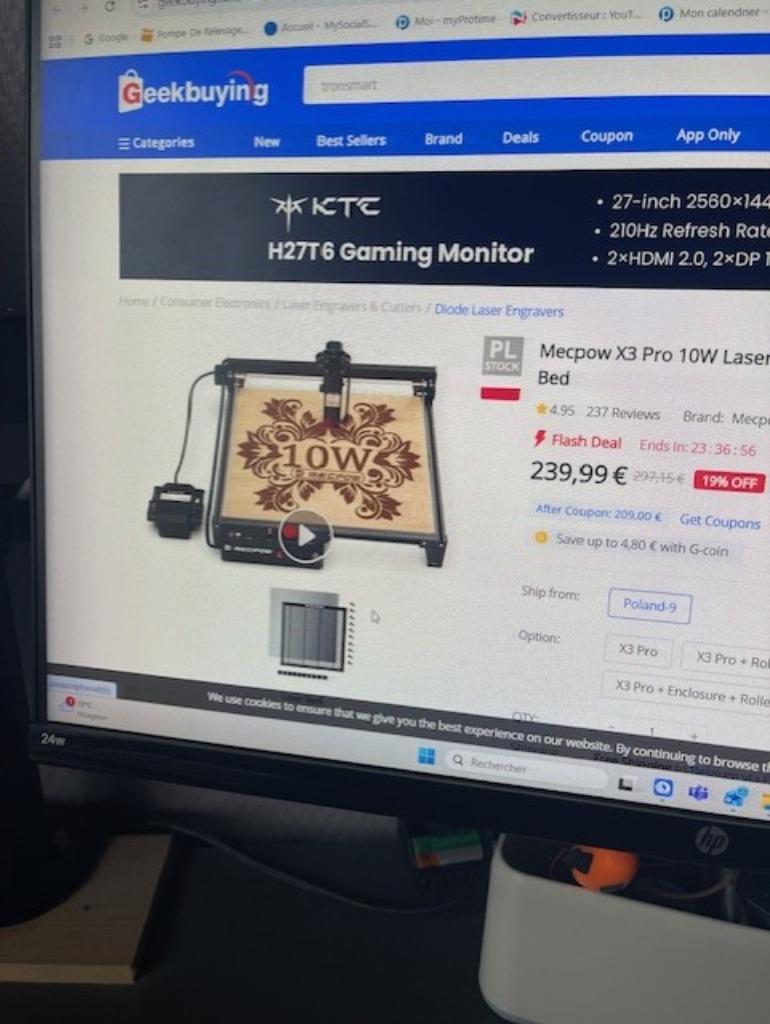 a vendre graveur laser, Enlèvement, Comme neuf