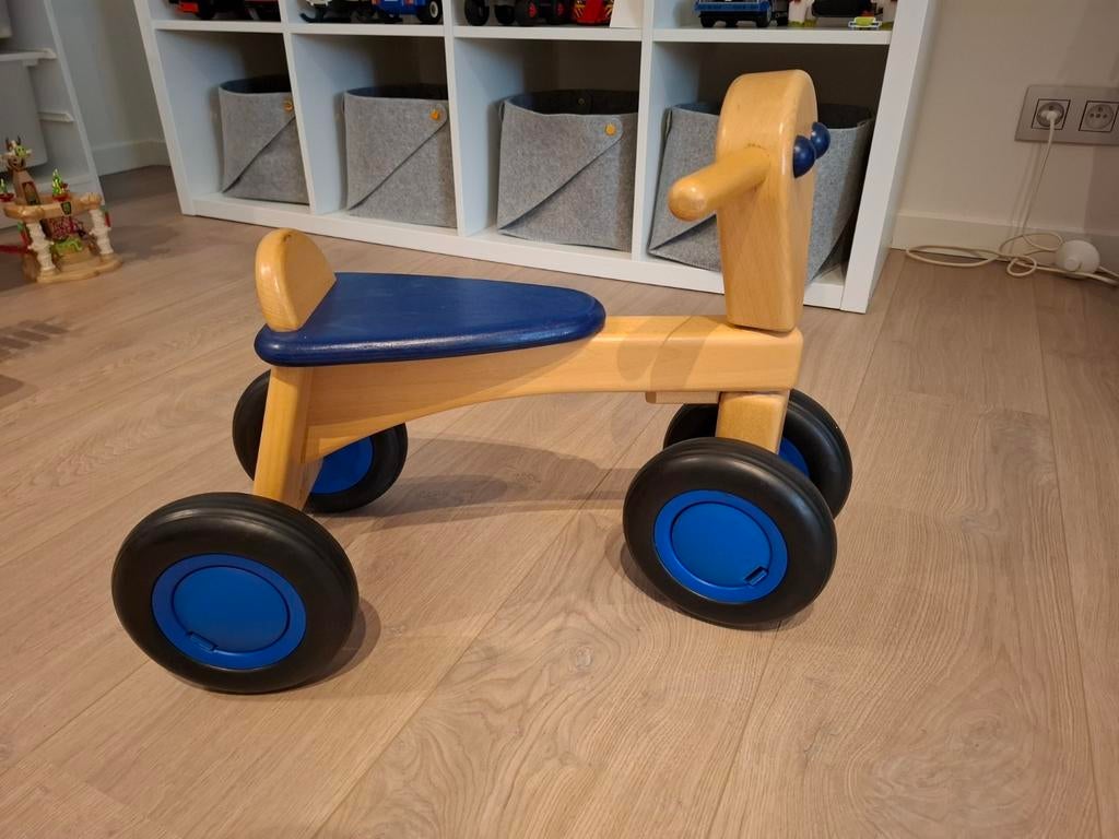 🚲 Van Dijk Toys berken houten loopfiets vanaf 1 j 🚲, Kinderen en Baby's, Speelgoed | Buiten | Voertuigen en Loopfietsen, Ophalen
