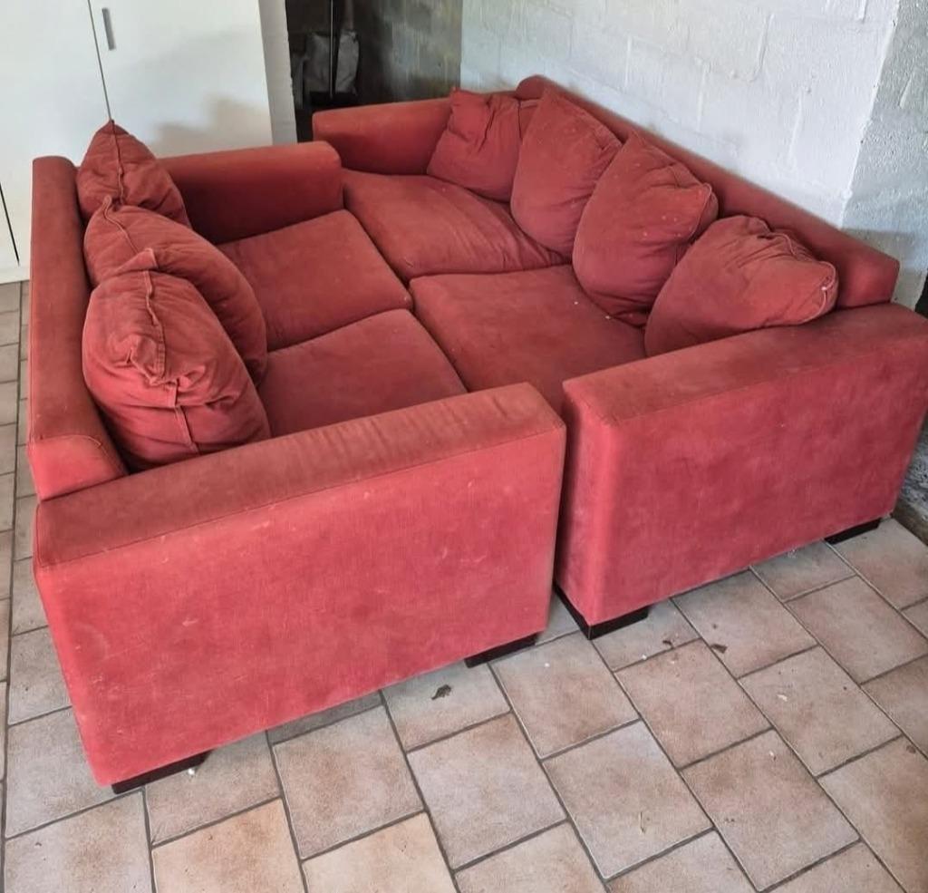 GRATIS 2 + 3 zit zetels, Ophalen, Gebruikt, Stof