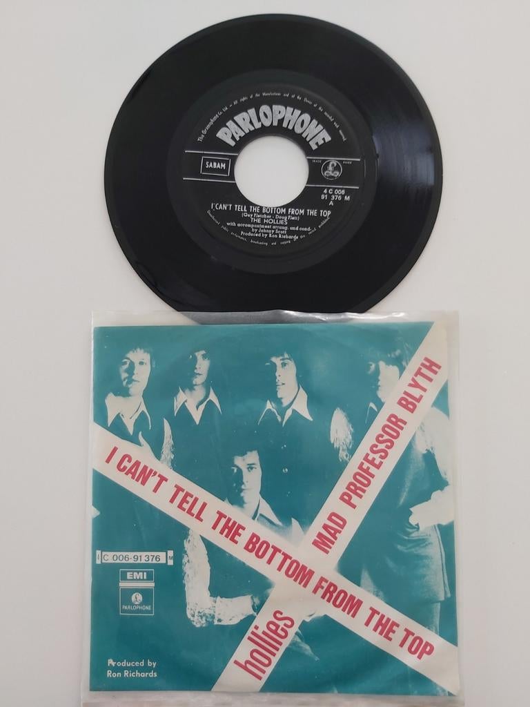 The Hollies - Ik kan de onderkant niet van de bovenkant onde, Cd's en Dvd's, Vinyl Singles, 7 inch, Single, Ophalen of Verzenden