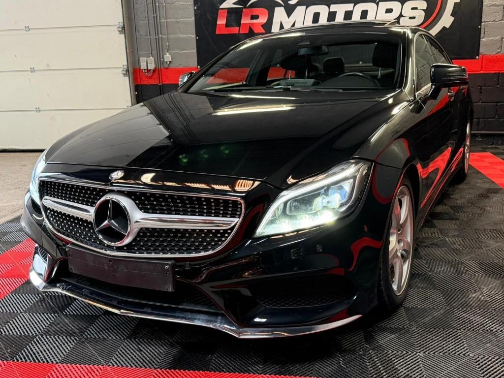 ** Mercedes CLS 220D // full options AMG**, Autos, Cuir, Achat, Entreprise, Noir