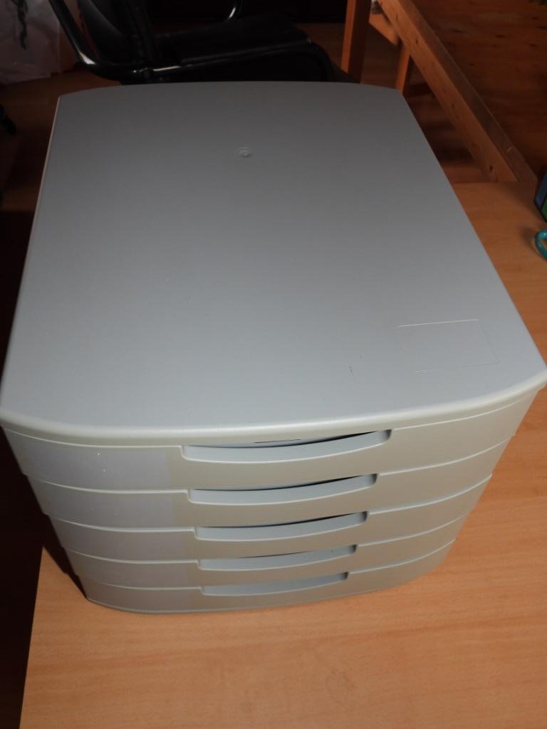 LADENKASTJE BUREAU 5 LADEN  3 STUKS, Huis en Inrichting, Kasten | Ladekasten, Ophalen of Verzenden, Zo goed als nieuw, Minder dan 100 cm