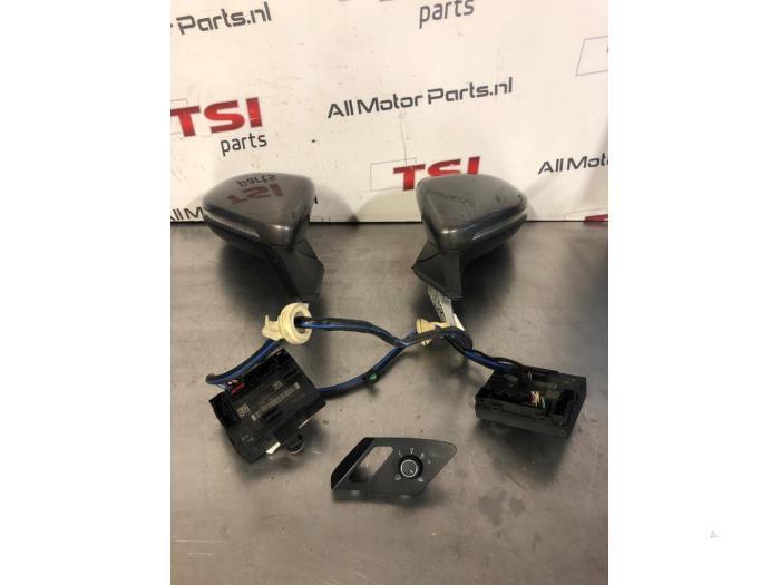 Rétroviseur extérieur gauche d'un Volkswagen Golf, Volkswagen, -, 3 mois de garantie, Utilisé