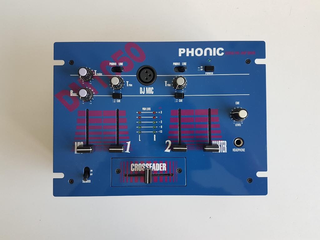 Mengpaneel Phonic DM-1050 DJ Mixer, Ophalen of Verzenden, Zo goed als nieuw, Minder dan 5 kanalen, Microfooningang