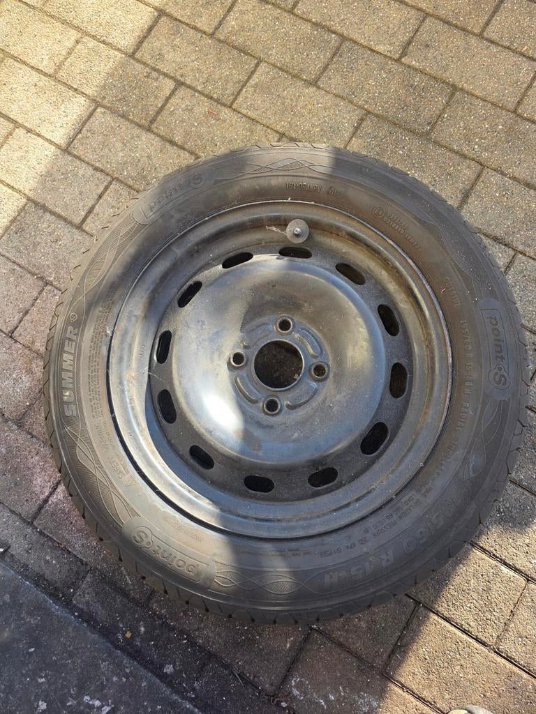 Jante tole avec pneu 15, Enlèvement