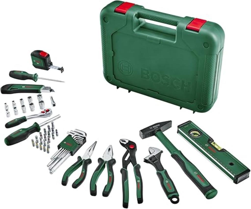 Ensemble d'outils à main Bosch Bosch 52 pièces LIVRAISON GRA, Envoi, Neuf