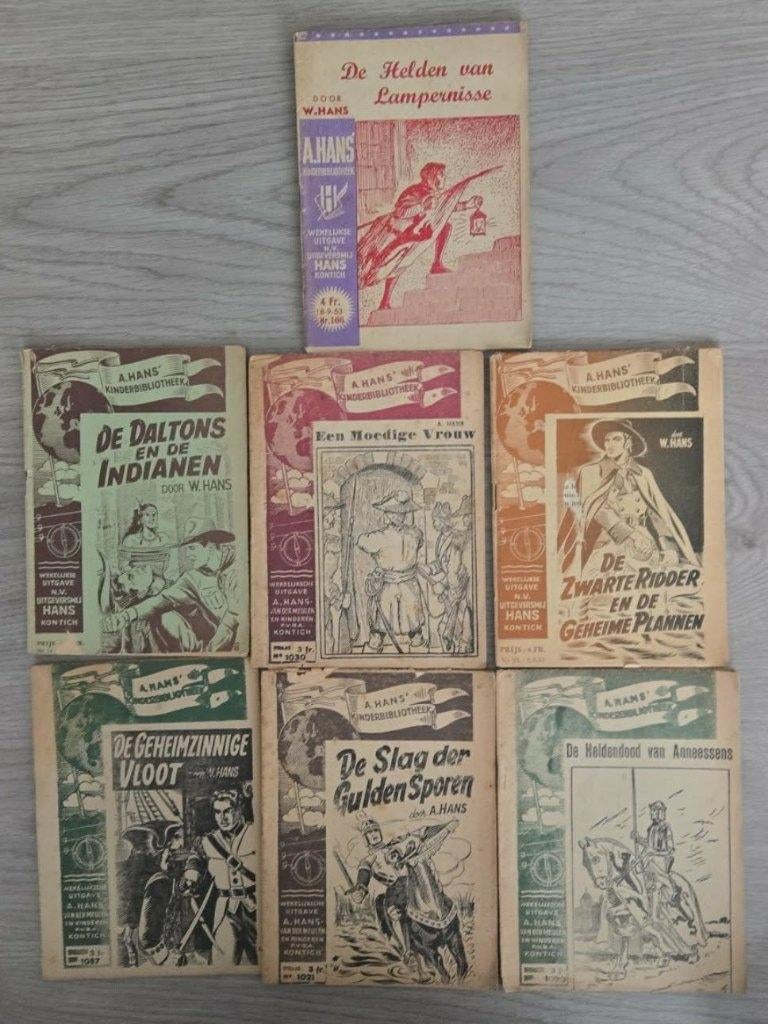 Kinderbibliotheek A. Hans 7 boekjes, Ophalen of Verzenden, Andere