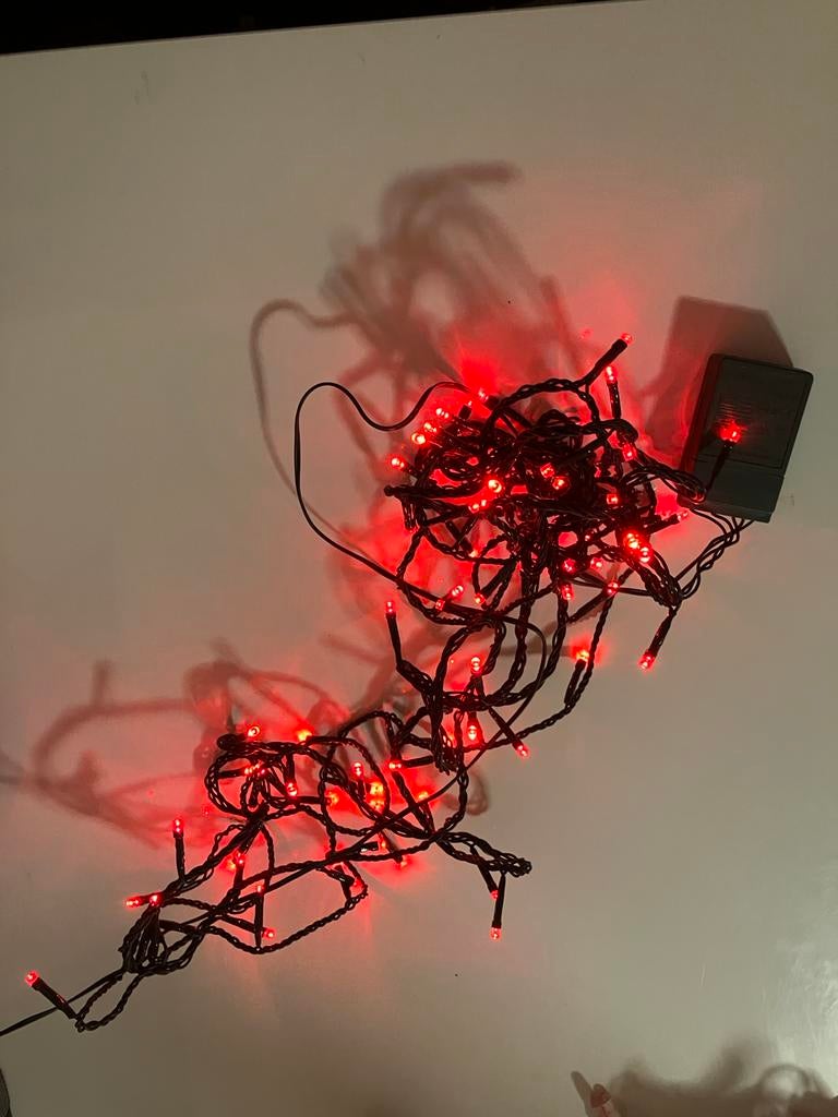 Guirlande lumineuse LED de 80 lampes rouges, Enlèvement ou Envoi, Comme neuf