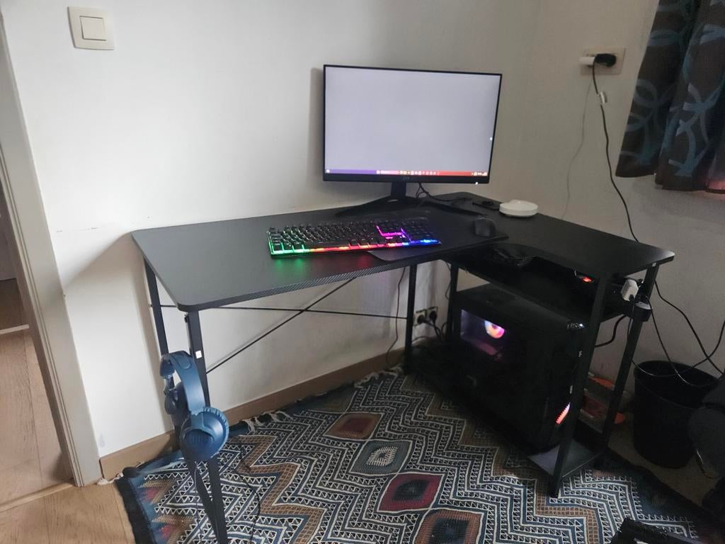 bureau gamer black NEUF!!! 120L*80P*74H, Maison & Meubles, Bureaux, Enlèvement, Neuf