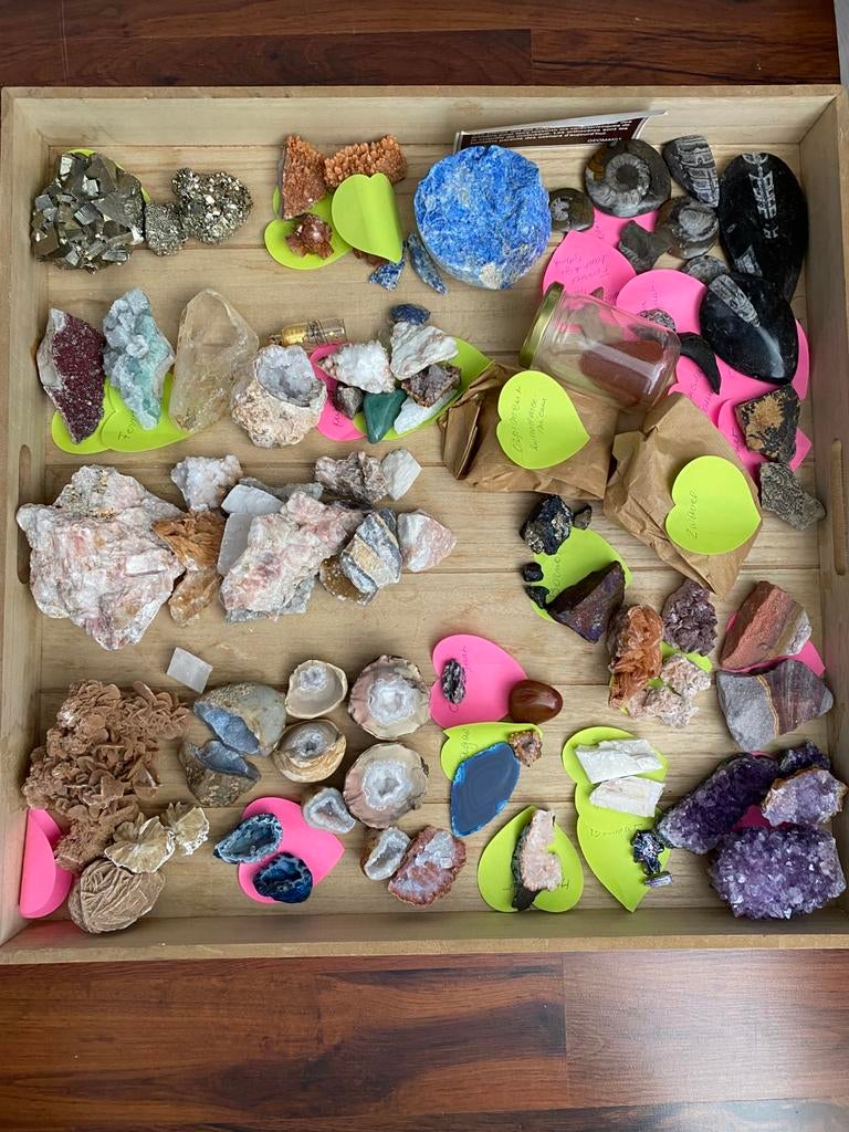 Grote collectie mineralen en fossielen, Verzamelen, Mineralen en Fossielen, Ophalen