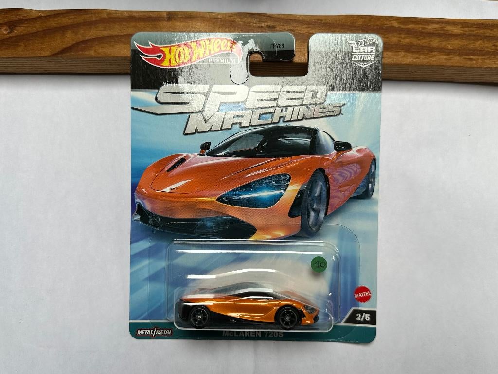 Hot Wheels Speed Machines - McLaren 720S, Ophalen of Verzenden, Nieuw, Auto