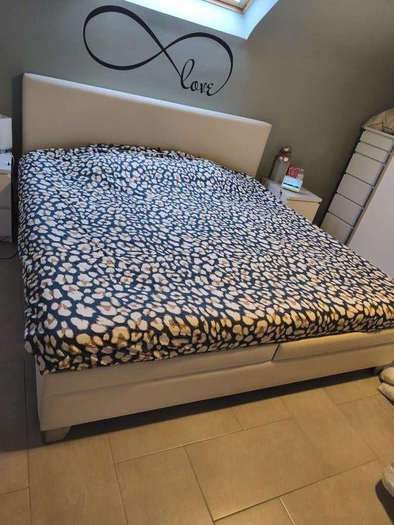 waterbed duo, Huis en Inrichting, Slaapkamer | Waterbedden, Ophalen, Zo goed als nieuw, Duo-systeem, Gestabiliseerd