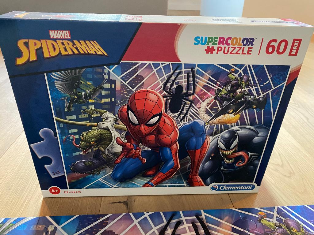 Puzzel Clementoni Spiderman 60 stukjes, Kinderen en Baby's, Ophalen, Meer dan 50 stukjes, Zo goed als nieuw, 4 tot 6 jaar
