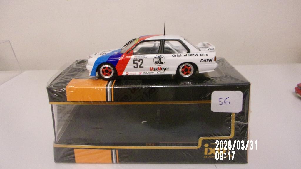 BMW M3 E30 "BIGAZZI" LAFFITE-VOGT 88.IXO MODELS COM NEW 1/43, Ophalen of Verzenden, Zo goed als nieuw, Auto, Overige merken