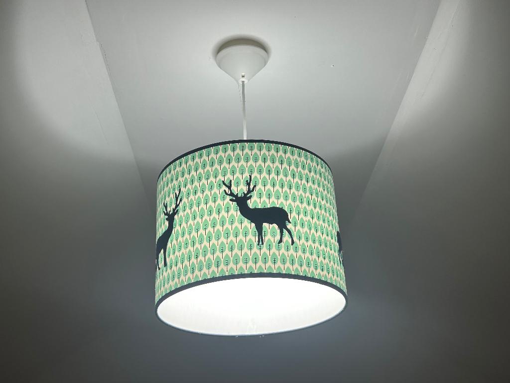 Lampenkap kinderkamer hert, Ophalen, Gebruikt