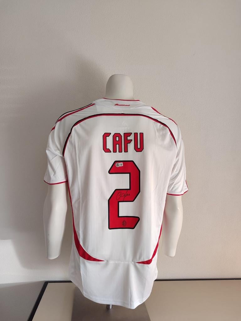 Cafu gesigneerd AC Milan shirt met Beckett coa, Verzamelen, Ophalen of Verzenden, Nieuw, Shirt