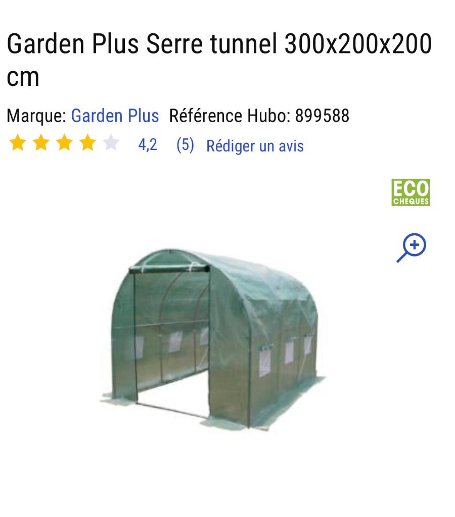 Serre, Jardin & Terrasse, Enlèvement, Utilisé, Serre