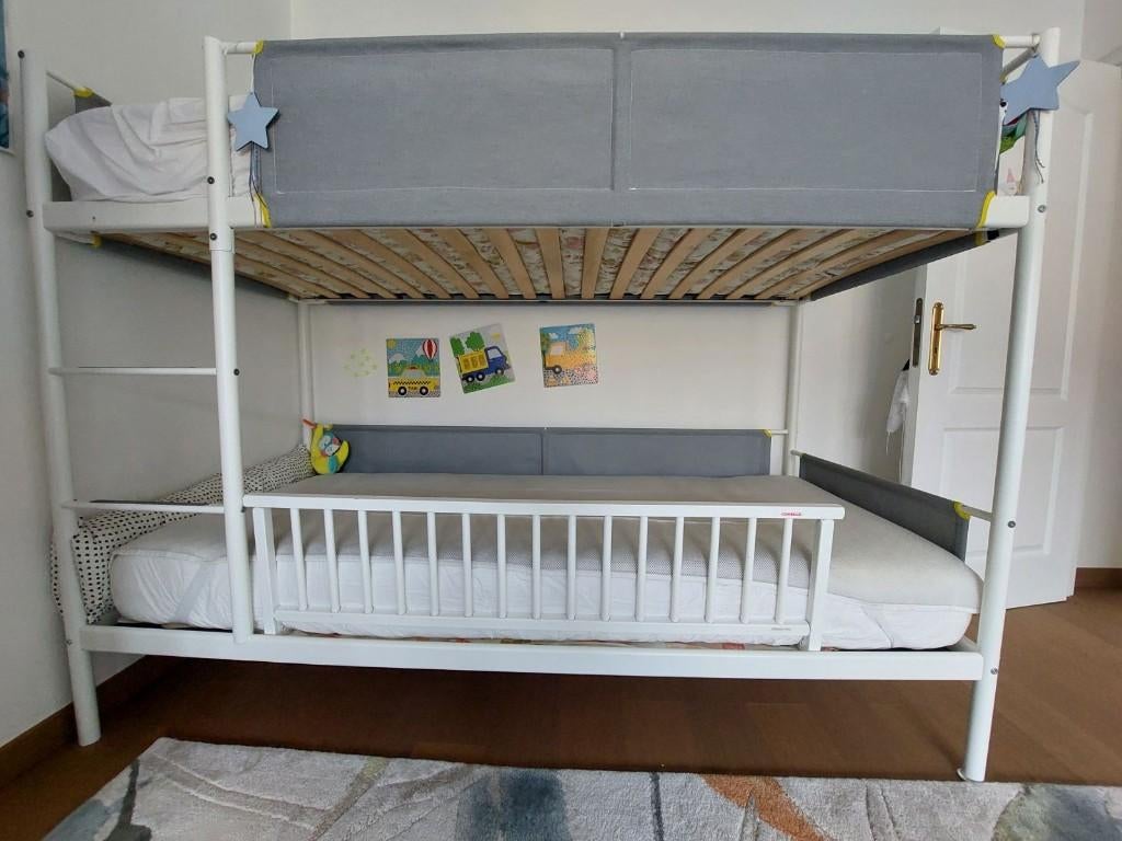 Lits superposés IKEA VITVAL 90x200, 90 cm, Une personne, Enlèvement, Utilisé