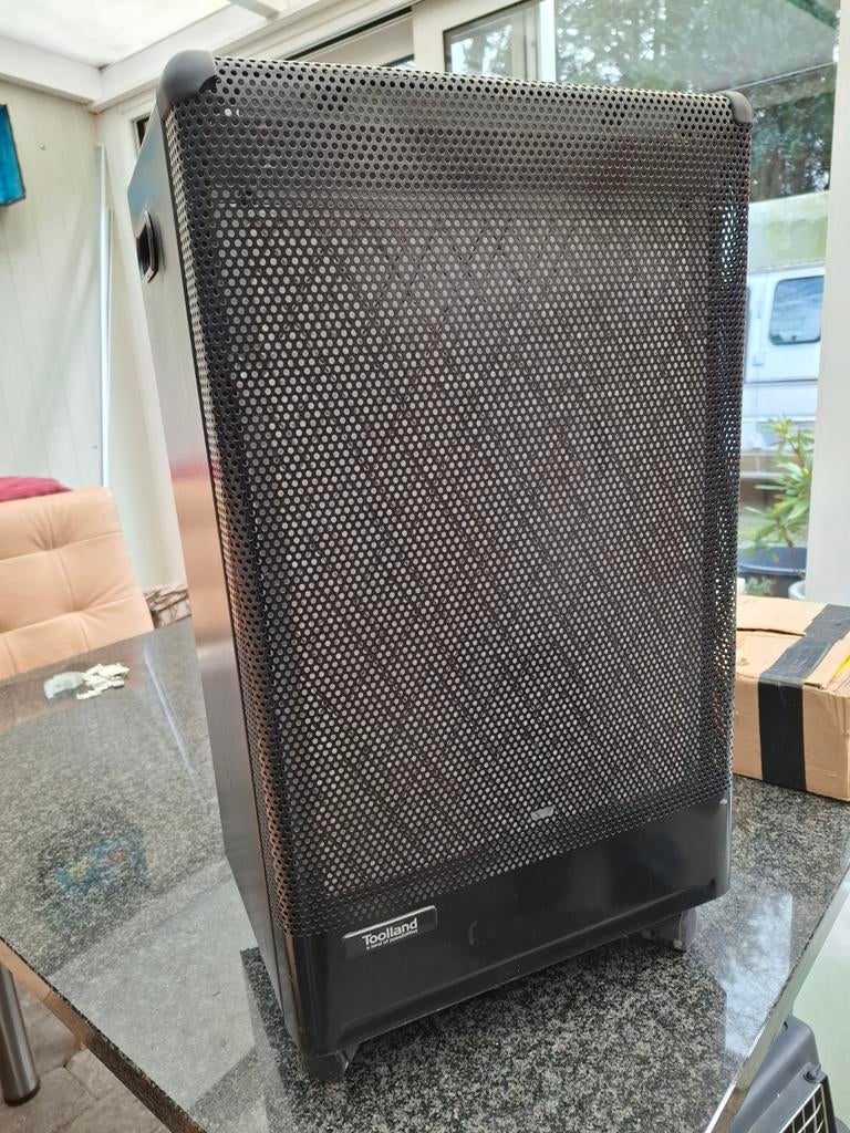 Gaskachel met gasfles, Ophalen