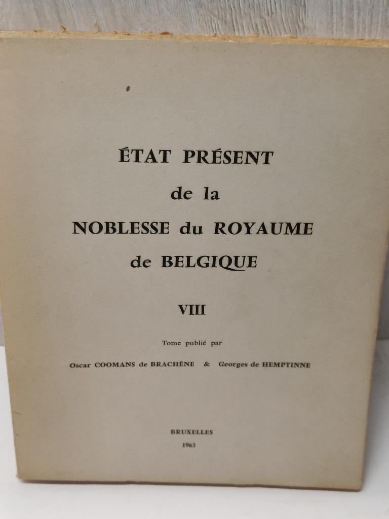 present status of the noblesse of Belgium VIII, Enlèvement ou Envoi, Utilisé