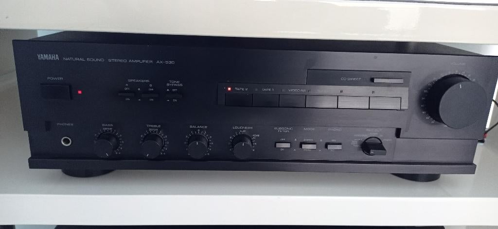 Ampli Hi-Fi stéréo YAMAHA AX-530 2x 85w RMS. Excellent état, Enlèvement, Comme neuf, Autres marques