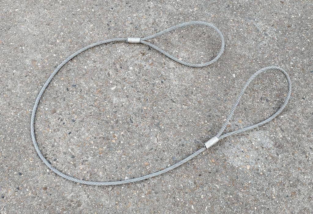 Staaldraadkabel D.10mm L.2m, Doe-het-zelf en Bouw, Ophalen of Verzenden, Zo goed als nieuw, Handmatig