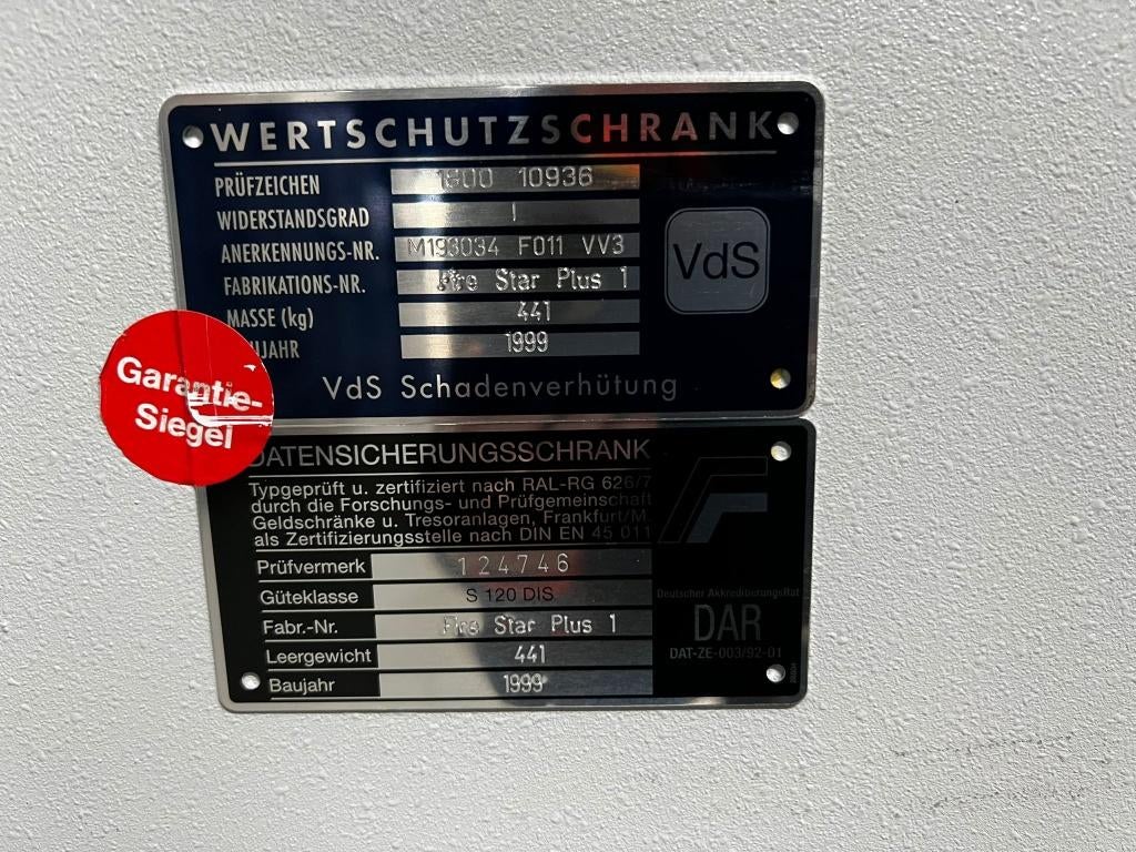 De Raat Kluis-Brandkast | 85x85x73 cm Brandwerend, Ophalen, Zo goed als nieuw, Brandkast