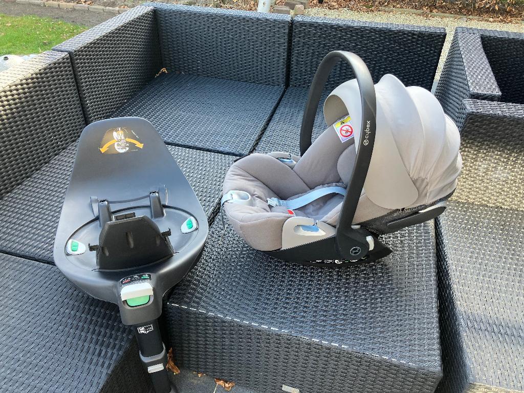 Cybex cloud z maxicosi + draaibare base, Kinderen en Baby's, Ophalen, Zo goed als nieuw, Overige merken, Isofix