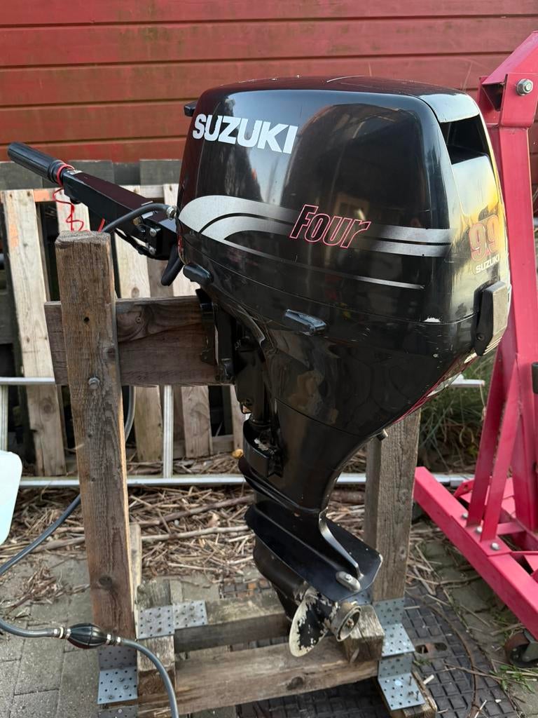 Suzuki 9.9pk 4 takt kortstaart, compleet!, Watersport en Boten, Buiten- en Binnenboordmotoren, Ophalen, Gebruikt, 5 tot 10 pk