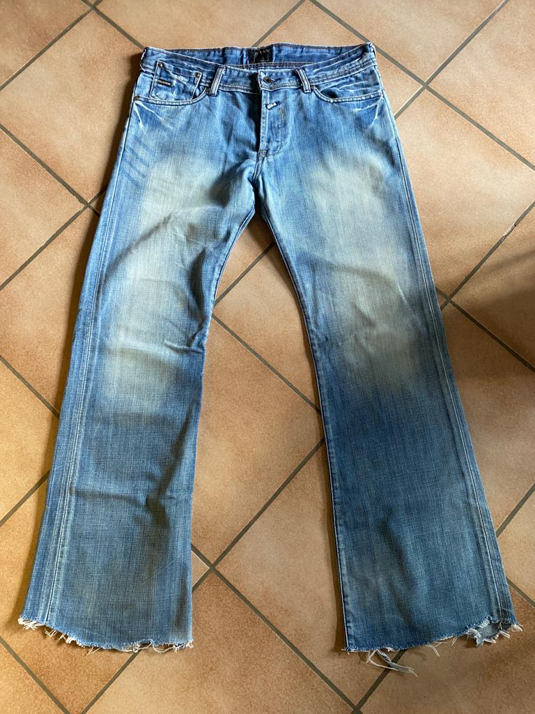 Energie jeans blauw W34 of L of 44 pre-used Goede staat, Energie, W33 - W36 (confectie 42/44), Gedragen, Verzenden