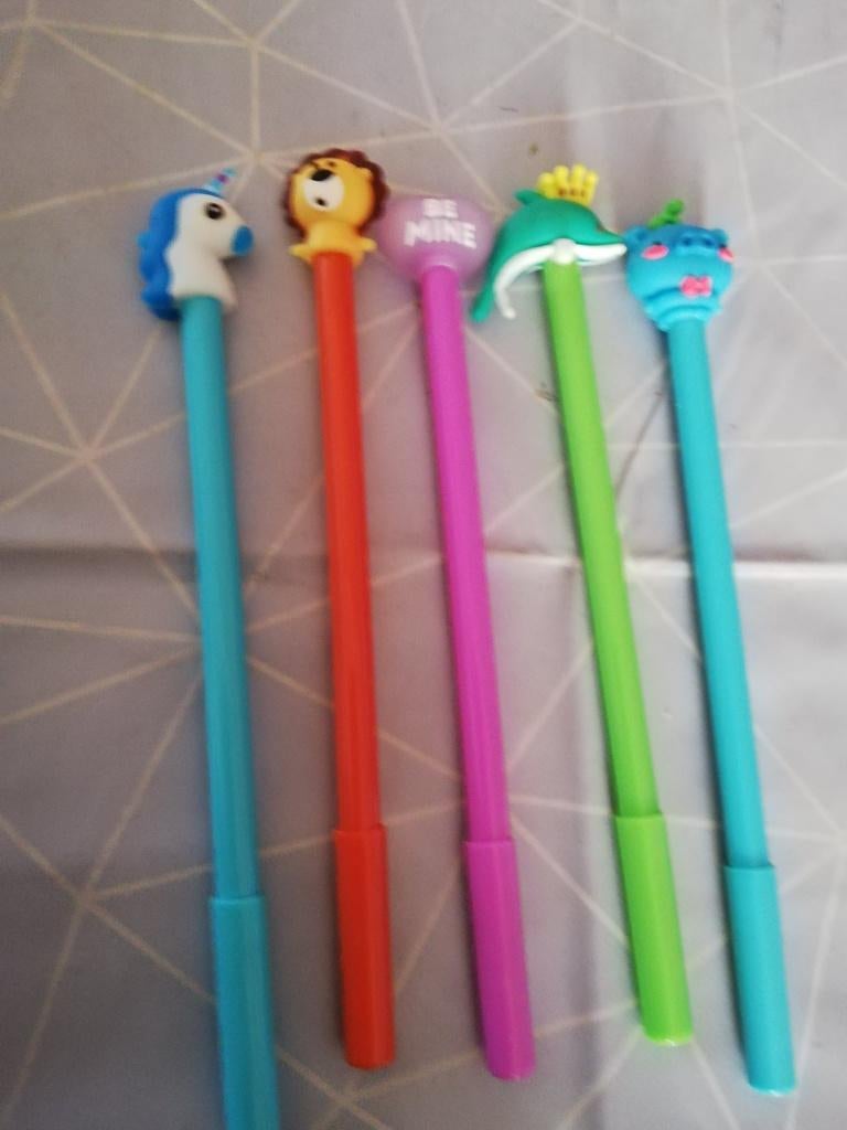 Set van 5 balpennen, Verzamelen, Pennenverzamelingen, Ophalen of Verzenden, Nieuw, Overige typen, Overige merken